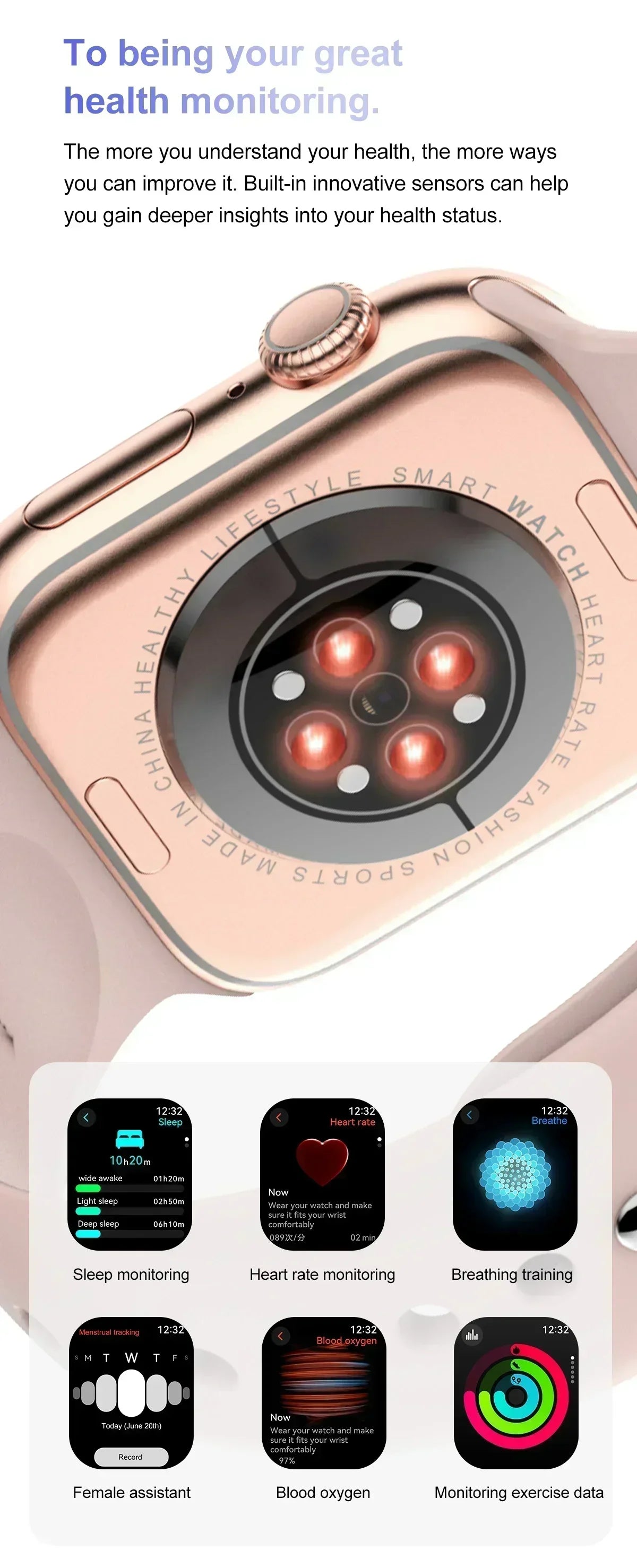 New Watch Series 10 Mini 3D Surround Music NFC Bluetooth 1.85 inch