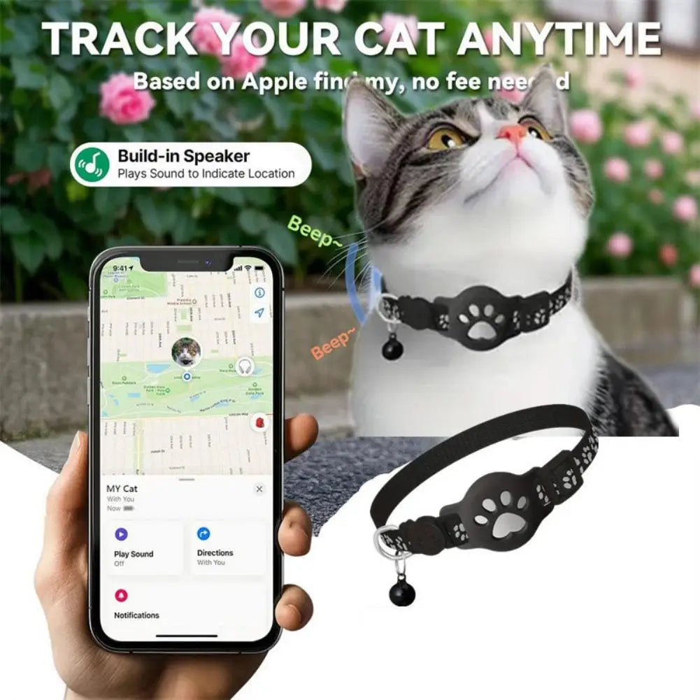 Smart GPS Pet Tracker Collar – Anti-Lost for Cats & Dogs