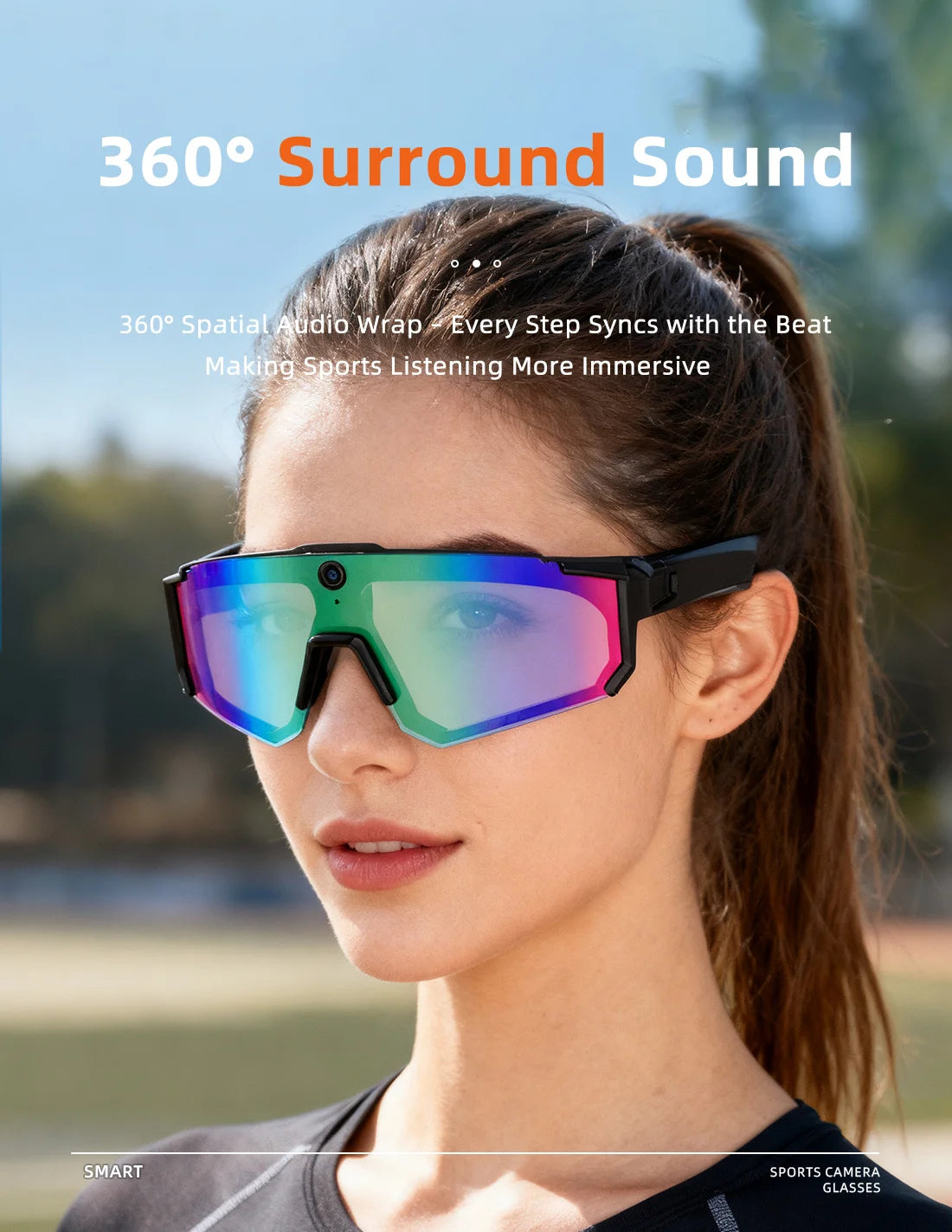 POV Smart Glasses – Capture Life Hands-Free (1080P)