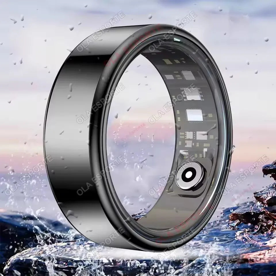 R10 Smart Ring with Charging Dock  Health Sleep Heart Rate Monitoring 5ATM Waterproof Multi-sport Mode