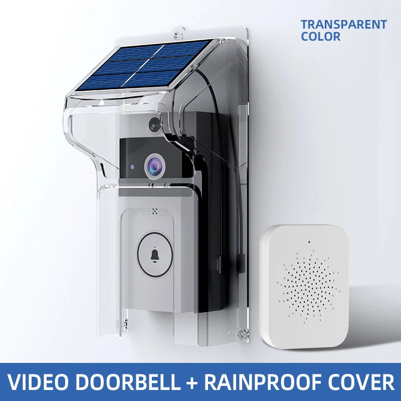 Smart Solar Doorbell – No Charging Hassle, Full Security