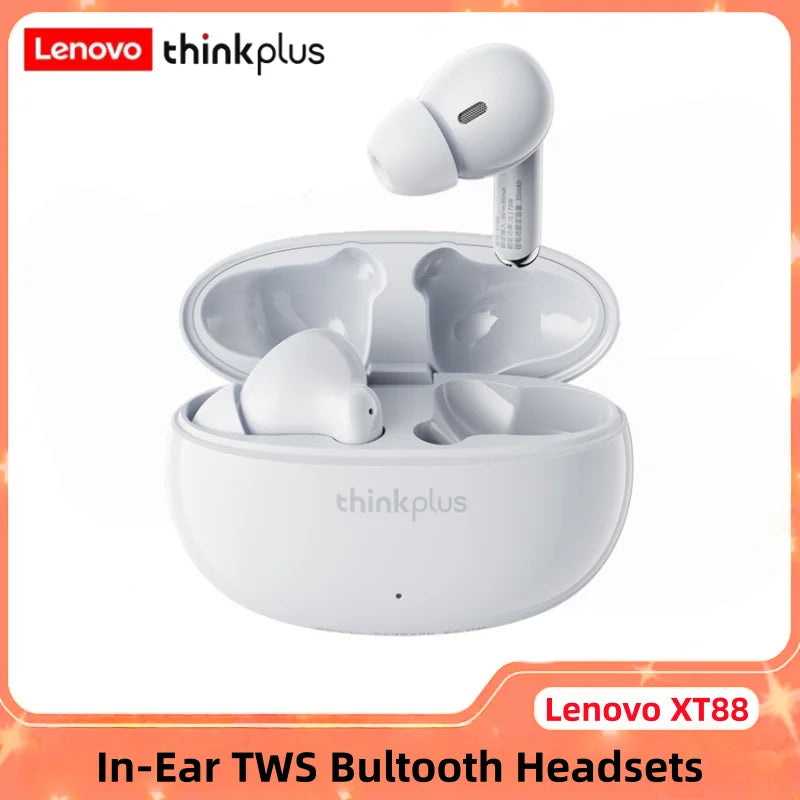 Lenovo XT88 Wireless Earbuds – HiFi Sound & Noise Reduction