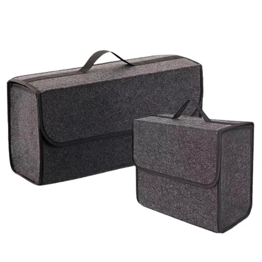 1PC Dark gray car felt storage box