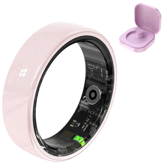 New Smart Ring With Box Heart Rate Stress Monitoring  - Gesture Control - Waterproof - Health - Sports