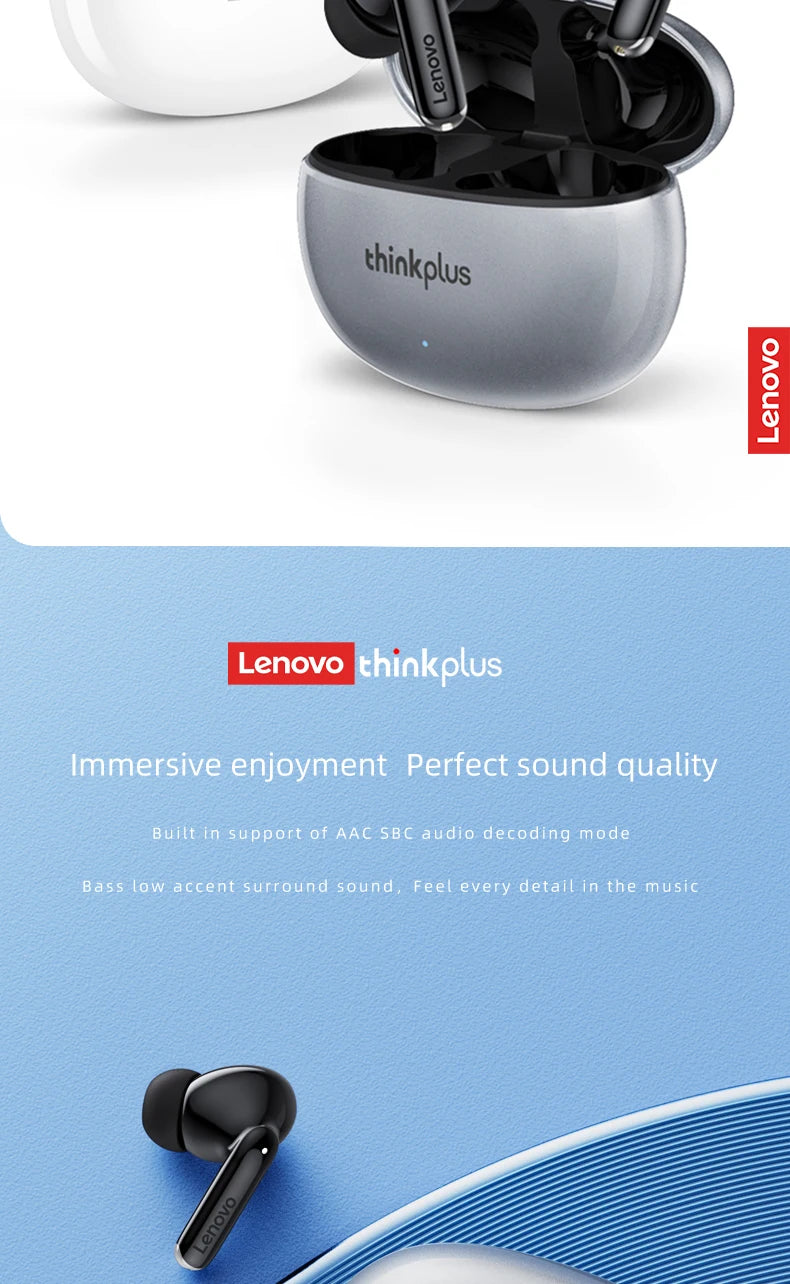Lenovo XT88 Wireless Earbuds – HiFi Sound & Noise Reduction