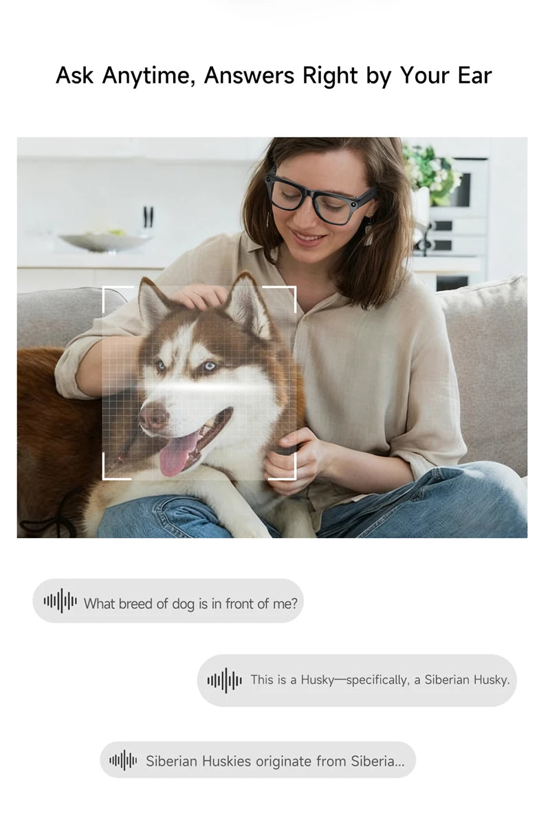 NextGen AI Smart Glasses – 6K HD Camera & Bluetooth Calling
