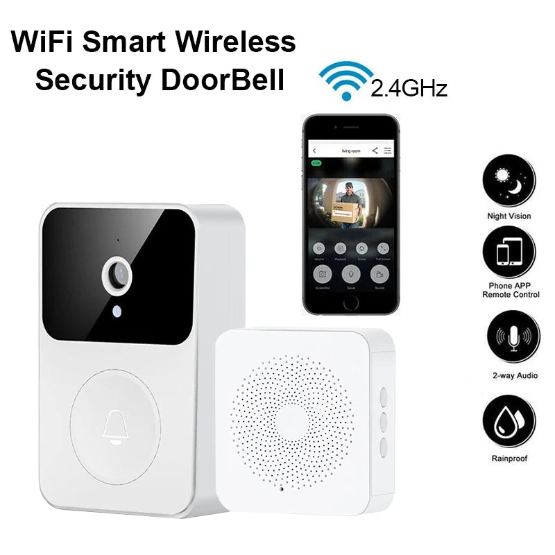 Smart Doorbell Camera – Wireless HD Security with App Access