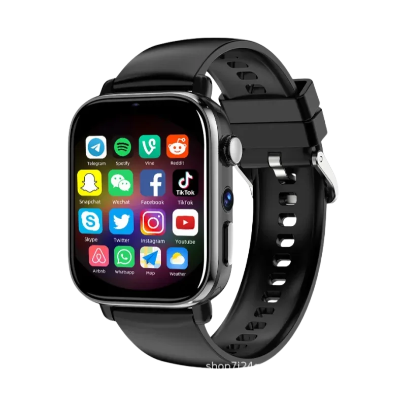 don't miss you kids - 4G New - Video Call Smart Watch 1.99 ''410 * 502 HD Screen, SIM Card, GPS WIFI Dual Camera