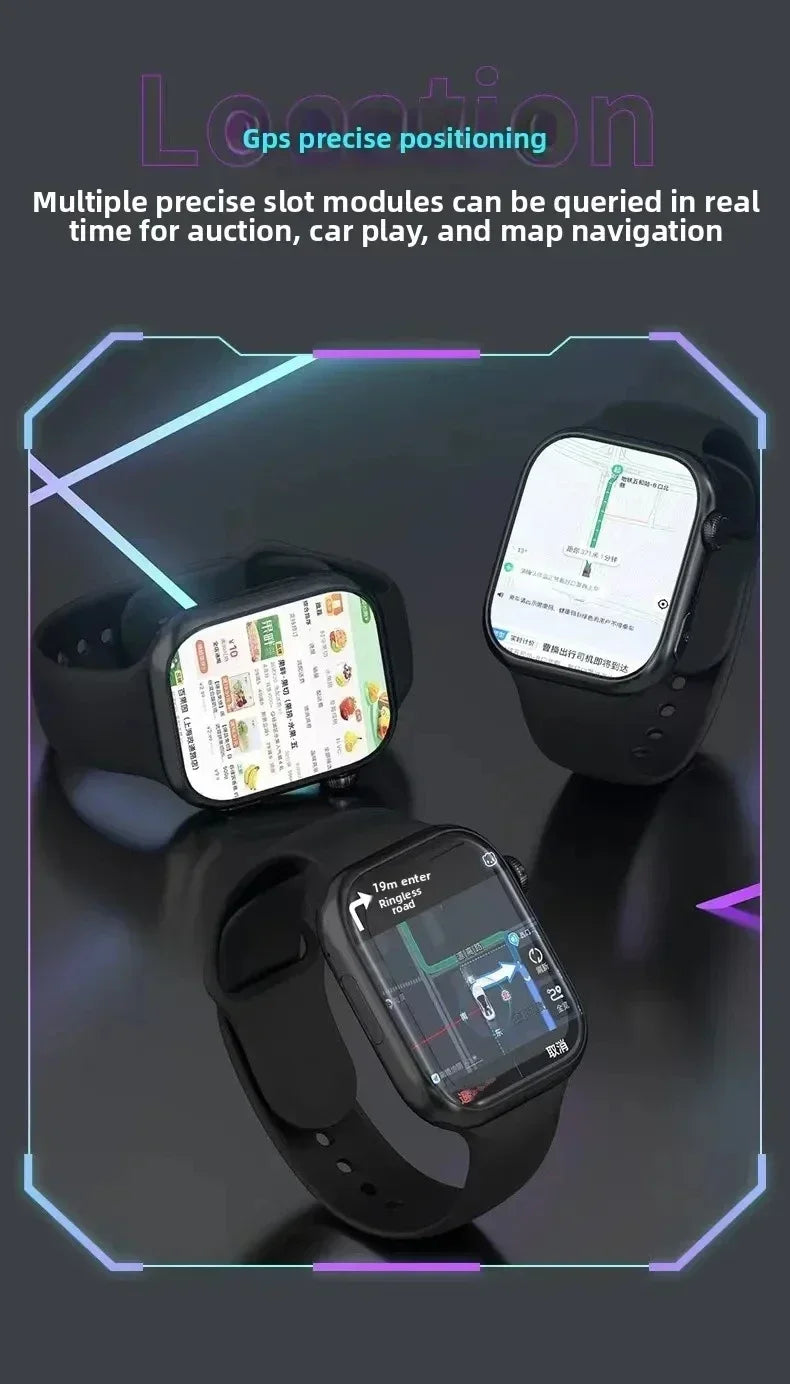 Innovative VP09 Smartwatch 4G 5G Dual SIM Android OS GPS Navigation WIFI Connection 8MP Camera Google Support Outdoor Watch