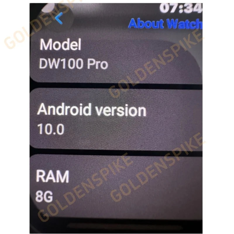 DW100 Pro Ultra 3 Touch ID 4g/5g Smartwatch With 128GB Storage Rom Free  WIFI GPS