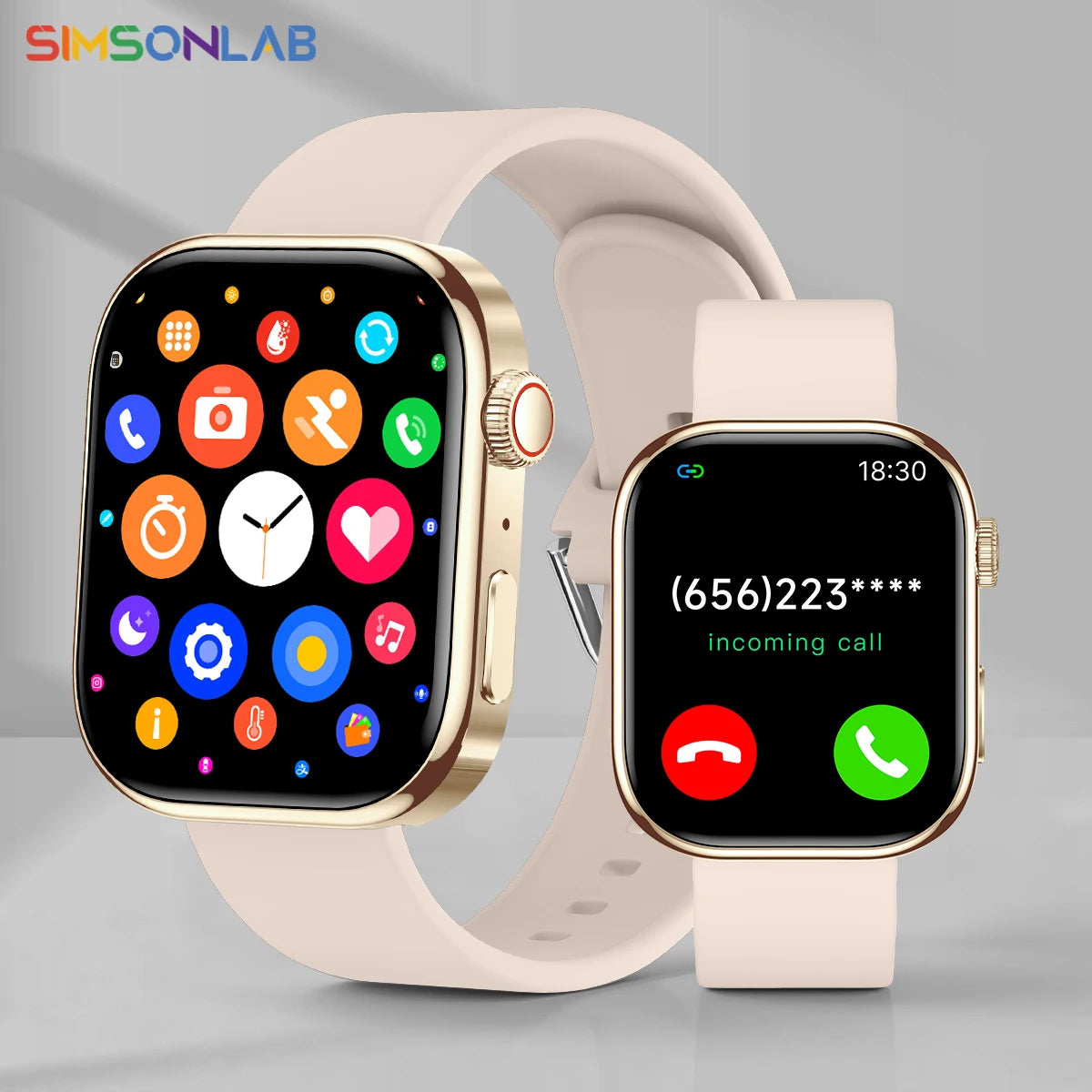 SIMSONLAB Smartwatch 2.01"HD