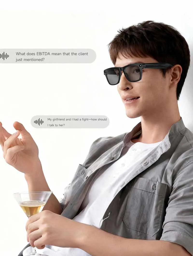 NextGen AI Smart Glasses – 6K HD Camera & Bluetooth Calling