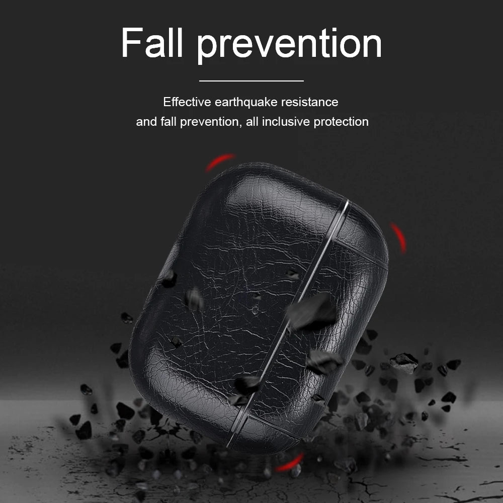 Luxury Leather AirPods Case – Elegant Everyday Protection