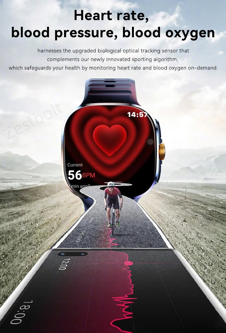 New M99 5G Cellular Version Smartwatch 2.4inch Amoled Larger Screen Rotary Camera Sim Card Slot WIFI