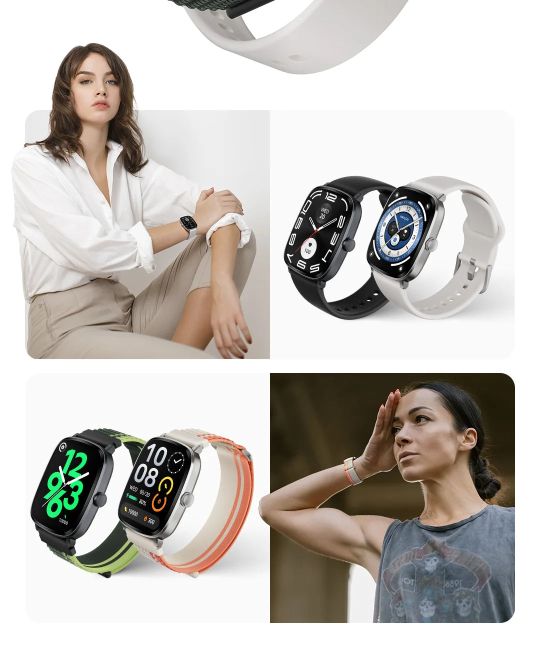 HAYLOU Watch RS5 Smart Watch 2.01'' AMOLED Display Bluetooth Call Voice Assistant Waterproof Sport Activity Fitness Smartwatchs