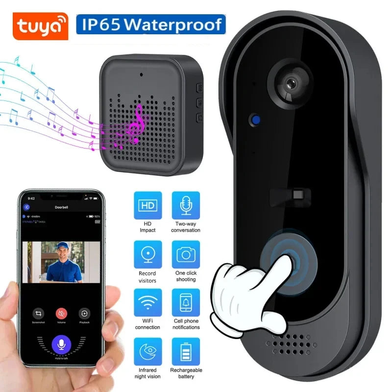 Tuya Smart Video Doorbell Camera – WiFi HD Security