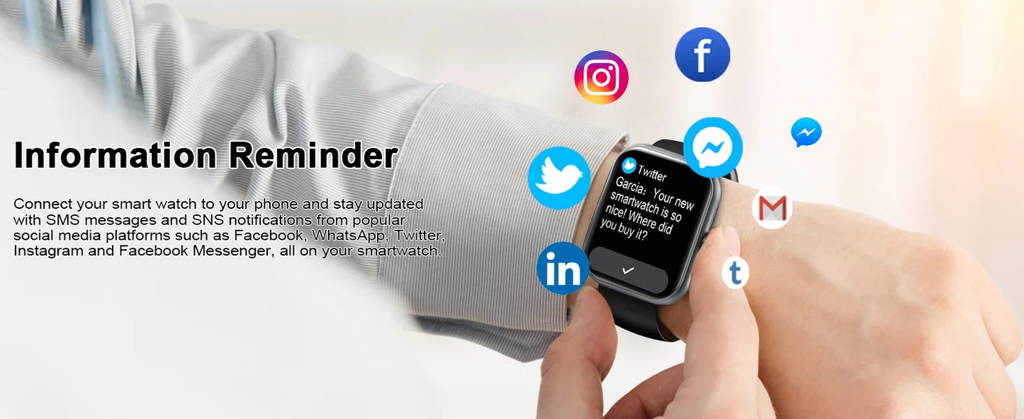Nerunsa Smart Watch 1.96 inch