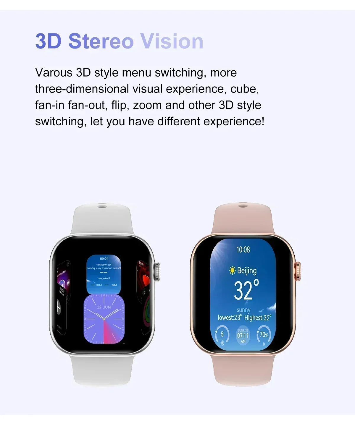 New Watch Series 10 Mini 3D Surround Music NFC Bluetooth 1.85 inch