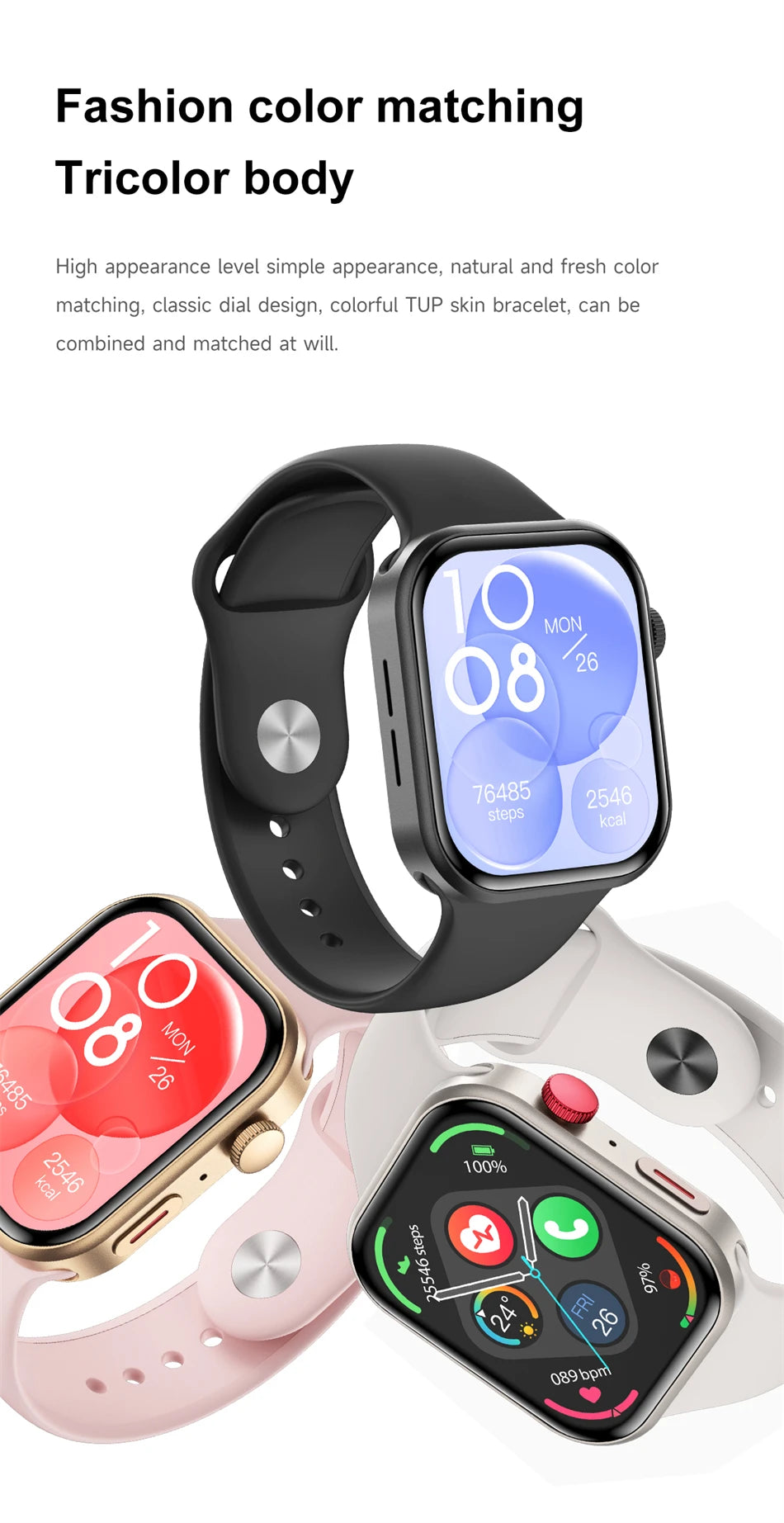 FIT 3 Smart Watch 2.01 inch