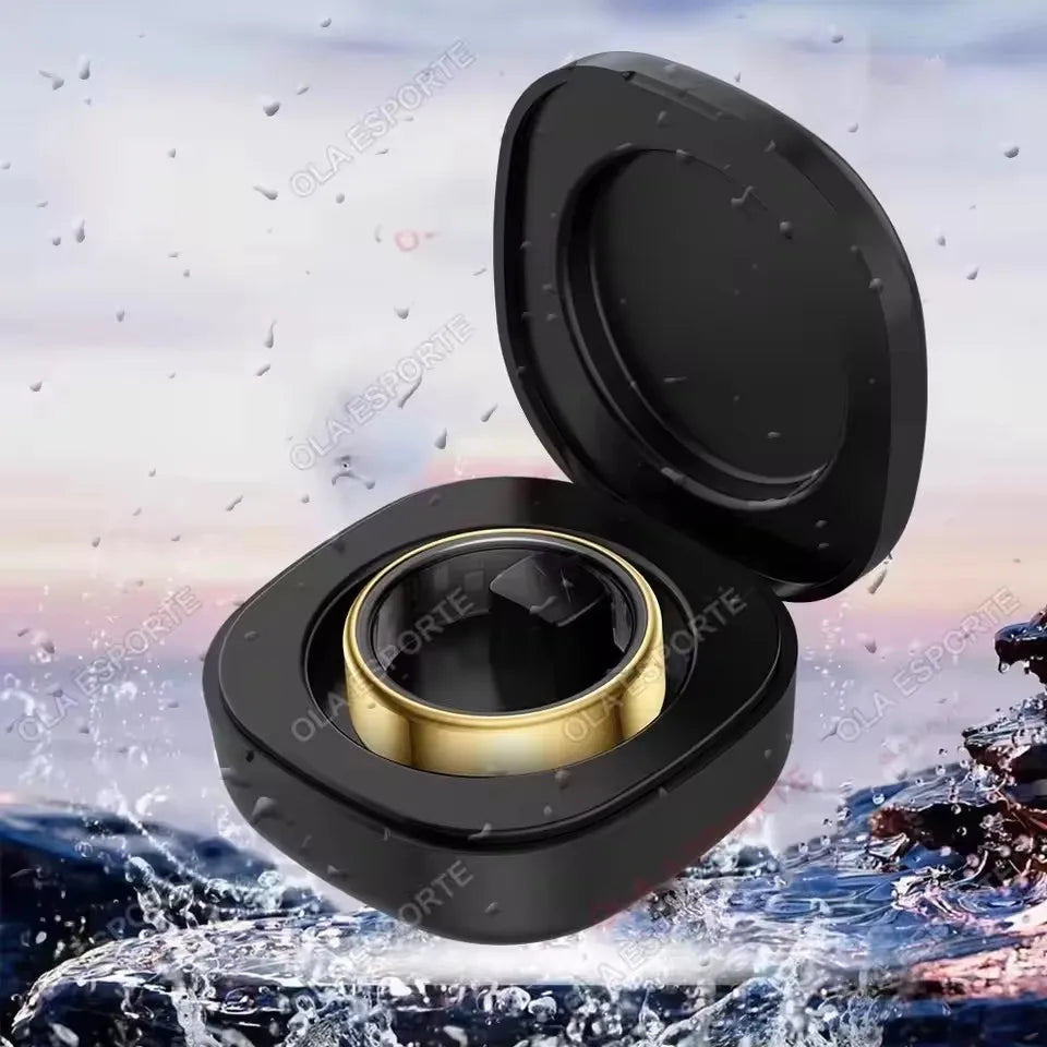 R10 Smart Ring with Charging Dock  Health Sleep Heart Rate Monitoring 5ATM Waterproof Multi-sport Mode
