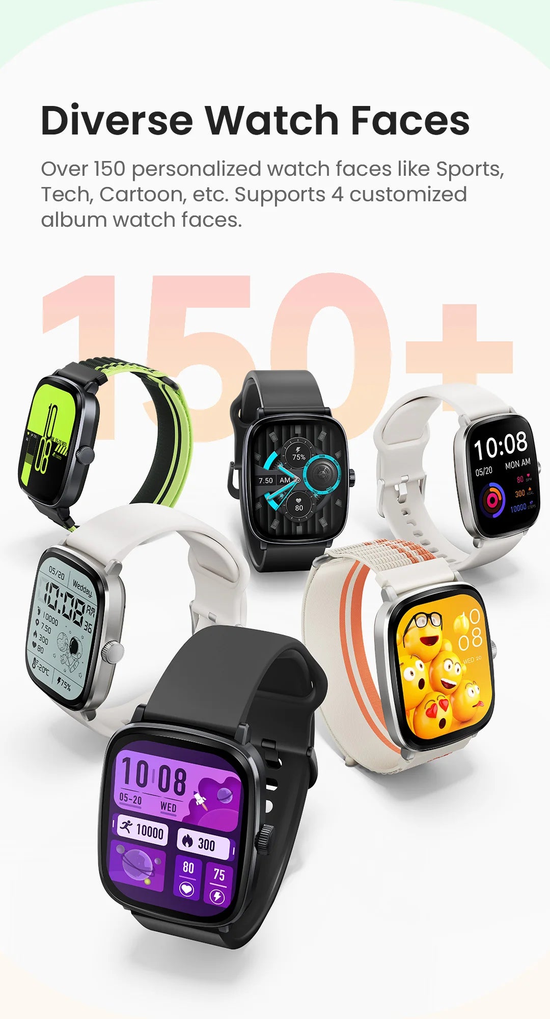 HAYLOU Watch RS5 Smart Watch 2.01'' AMOLED Display Bluetooth Call Voice Assistant Waterproof Sport Activity Fitness Smartwatchs
