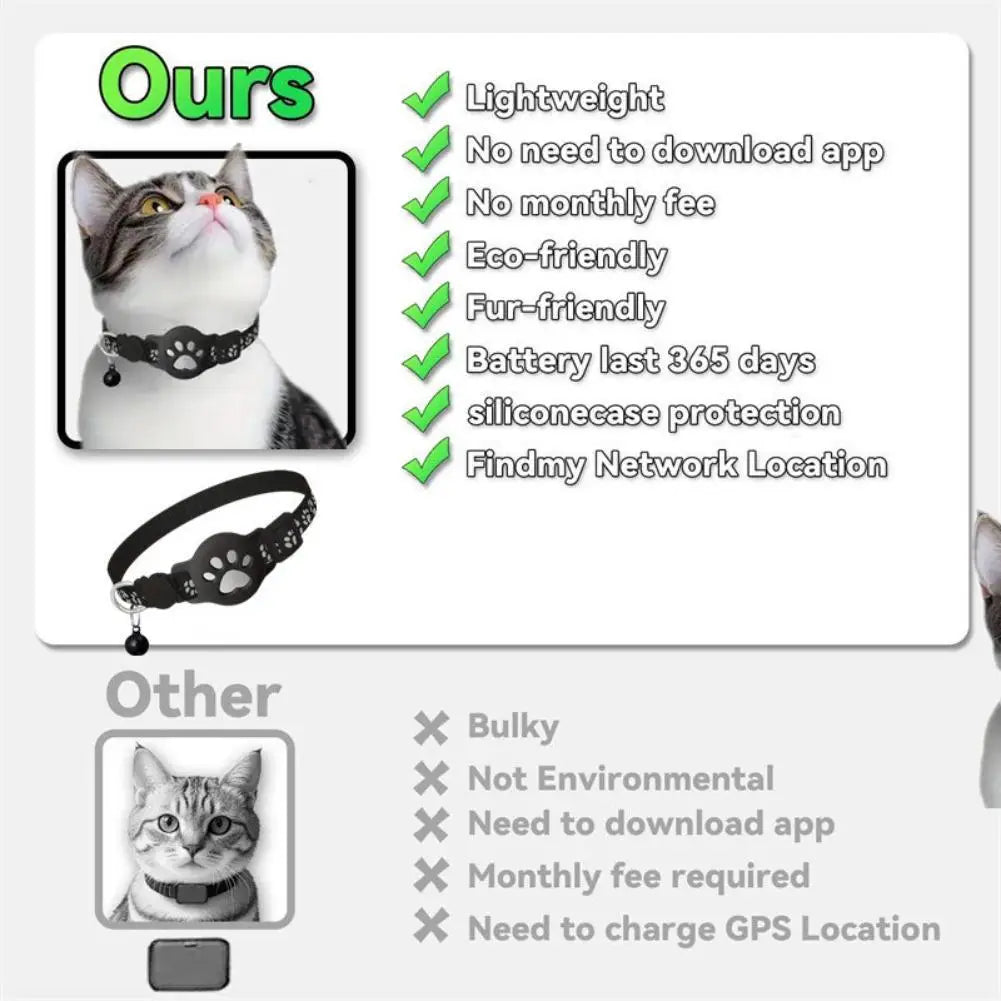 Smart GPS Pet Tracker Collar – Anti-Lost for Cats & Dogs