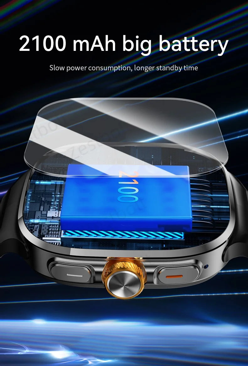 New M99 5G Cellular Version Smartwatch 2.4inch Amoled Larger Screen Rotary Camera Sim Card Slot WIFI