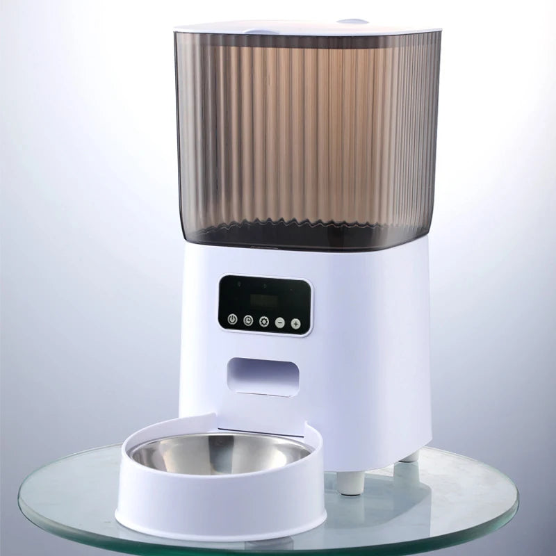 5L Smart Pet Feeder – See, Talk & Feed Your Pet from Anywhere via WiFi