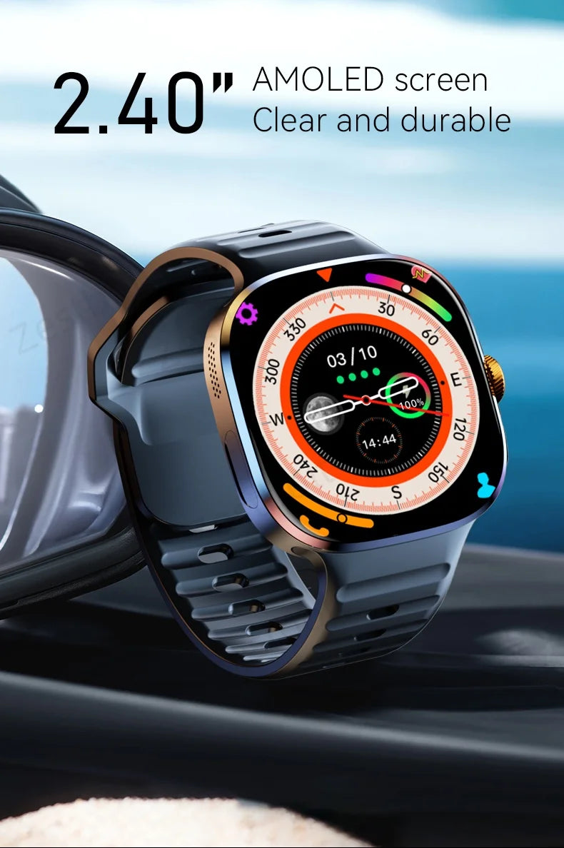 New M99 5G Cellular Version Smartwatch 2.4inch Amoled Larger Screen Rotary Camera Sim Card Slot WIFI