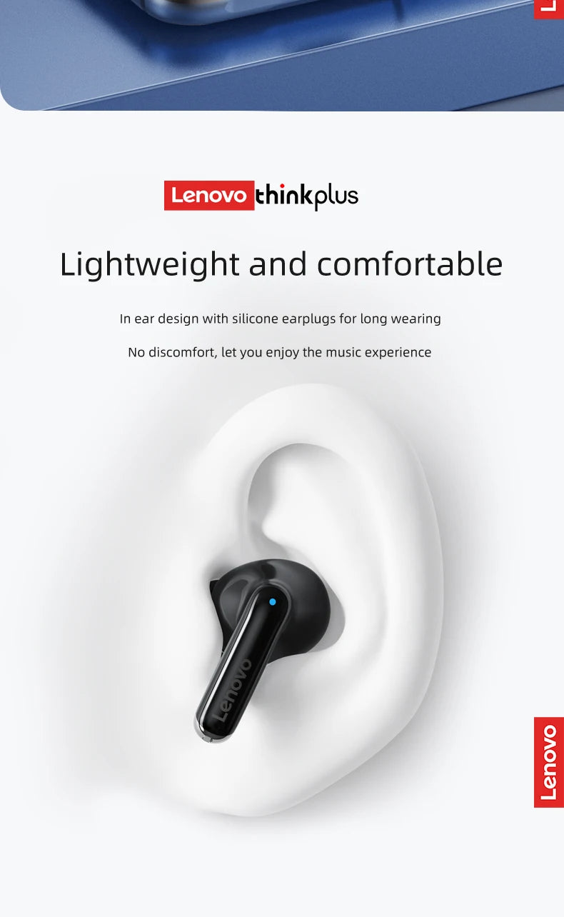Lenovo XT88 Wireless Earbuds – HiFi Sound & Noise Reduction