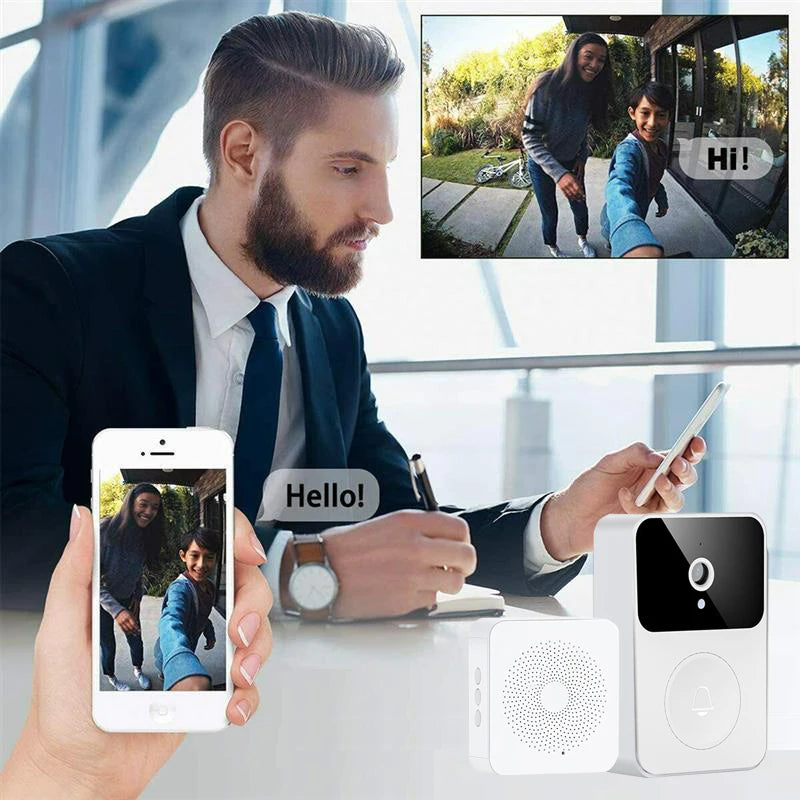 Smart Doorbell Camera – Wireless HD Security with App Access