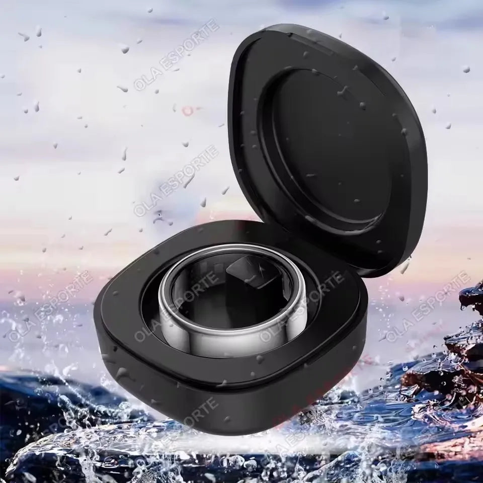R10 Smart Ring with Charging Dock  Health Sleep Heart Rate Monitoring 5ATM Waterproof Multi-sport Mode