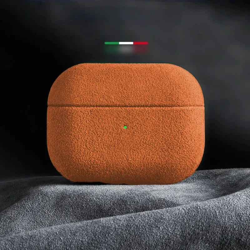 Luxury Suede AirPods Case – Elegant & Protective Design