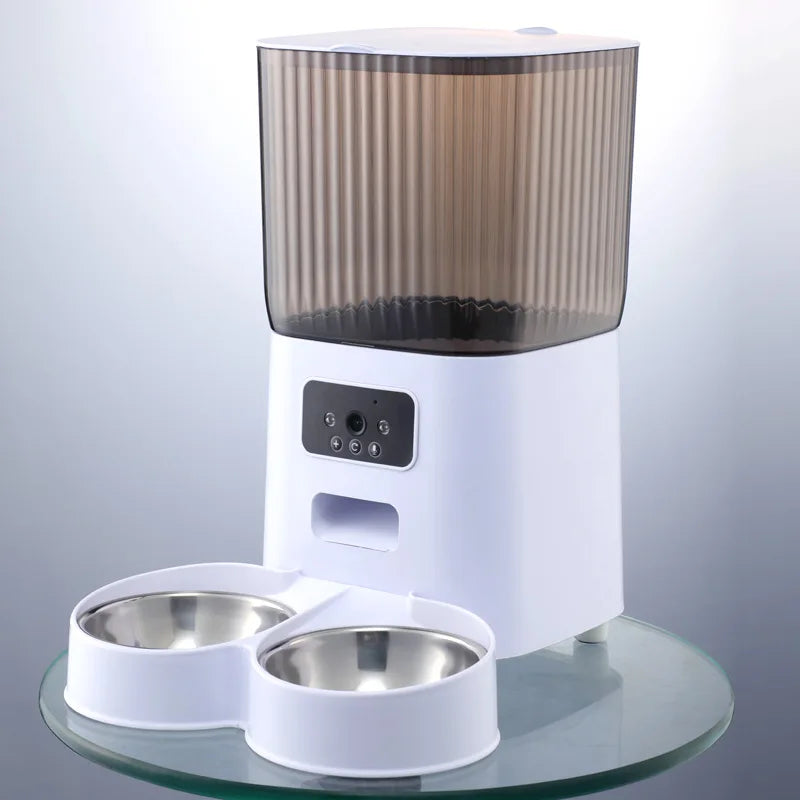 5L Smart Pet Feeder – See, Talk & Feed Your Pet from Anywhere via WiFi