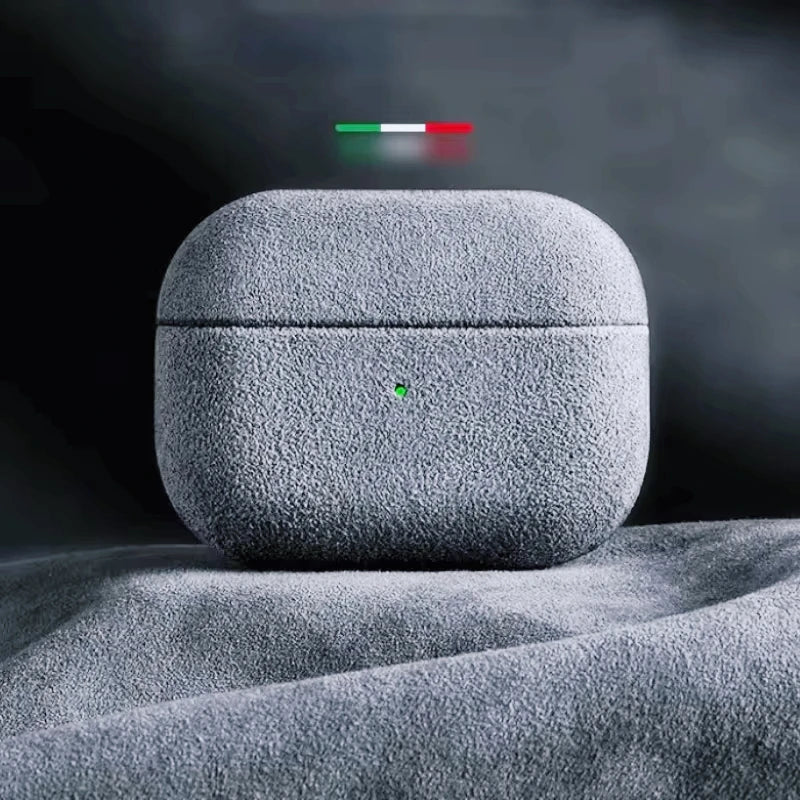 Luxury Suede AirPods Case – Elegant & Protective Design