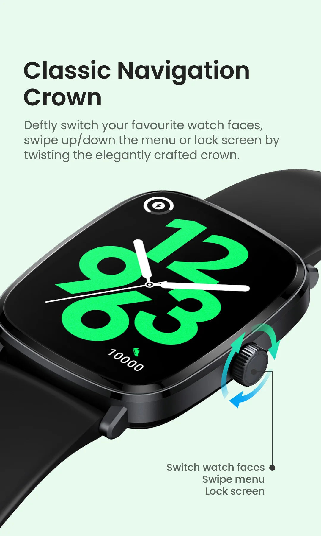 HAYLOU Watch RS5 Smart Watch 2.01'' AMOLED Display Bluetooth Call Voice Assistant Waterproof Sport Activity Fitness Smartwatchs