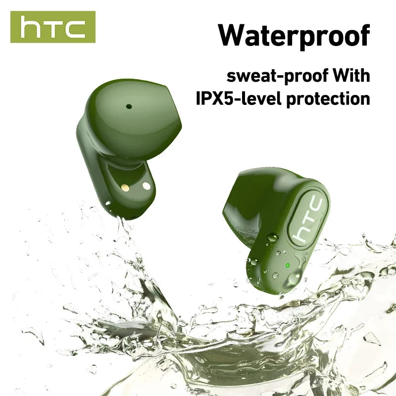HTC Mini TWS Earbuds – Bluetooth Wireless & Noise Reduction