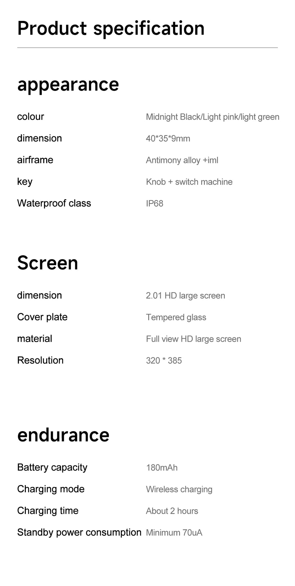 FIT 3 Smart Watch 2.01 inch