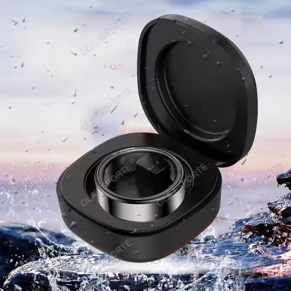 R10 Smart Ring with Charging Dock  Health Sleep Heart Rate Monitoring 5ATM Waterproof Multi-sport Mode