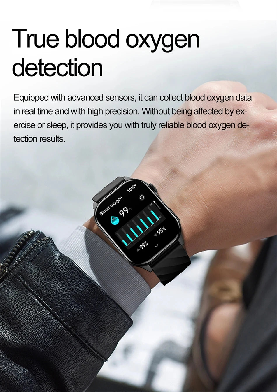 LIGE AMOLED Smart Watch large touch screen 2.01 inch
