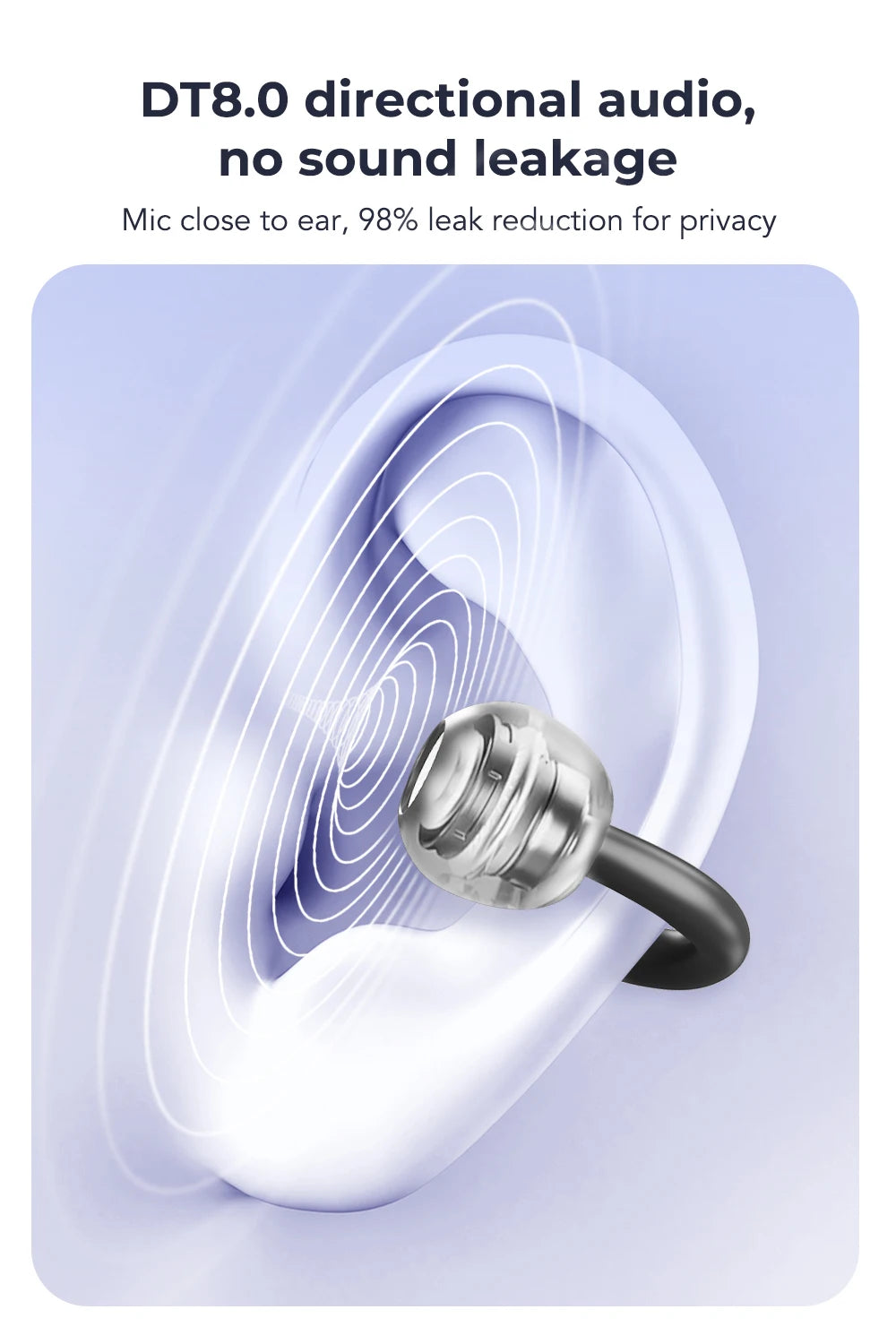 ERAZER AI Translator Ear Clip Earbuds – Real-Time Translation & Wireless Freedom