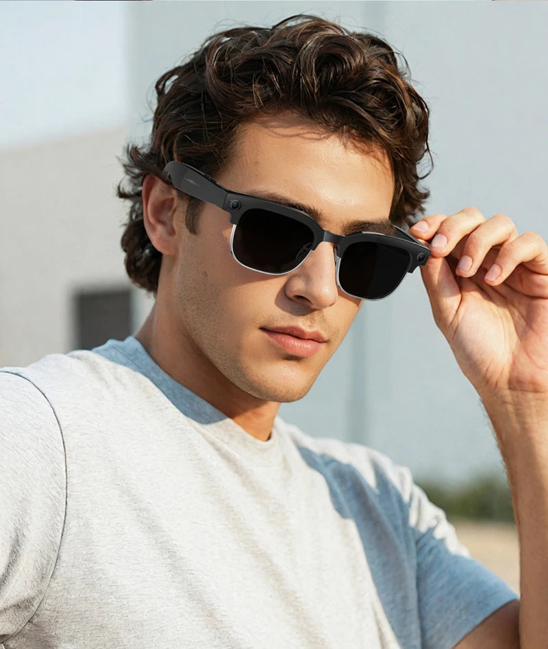 All-in-One 4K AI Smart Glasses – Capture, Call & Translate