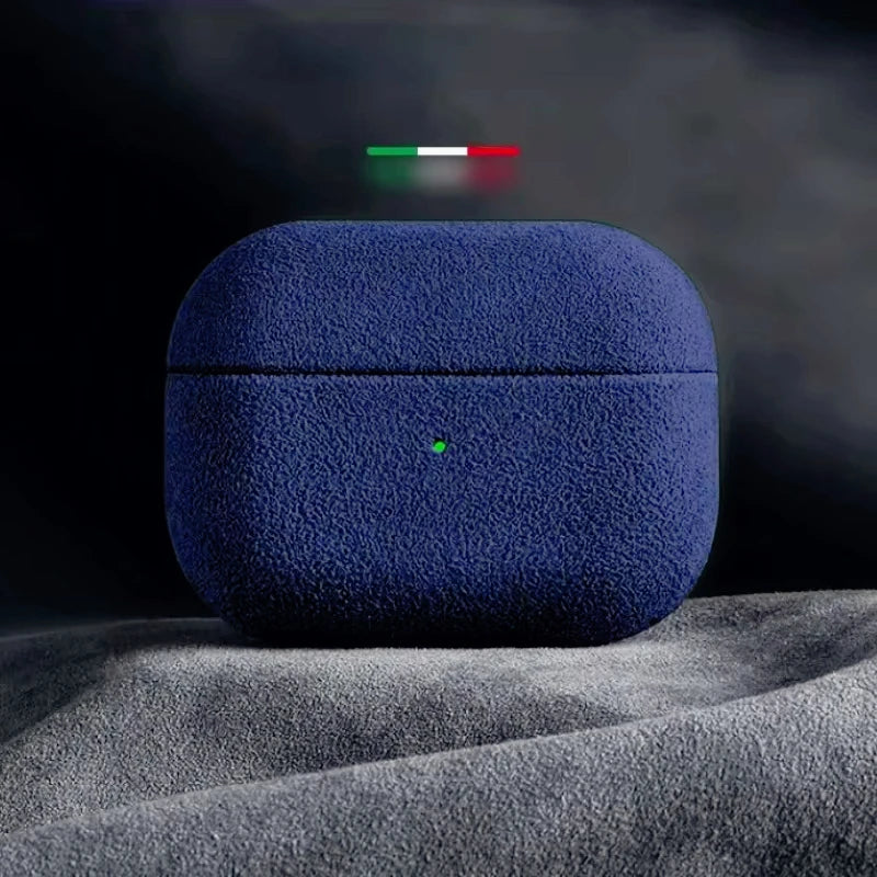 Luxury Suede AirPods Case – Elegant & Protective Design