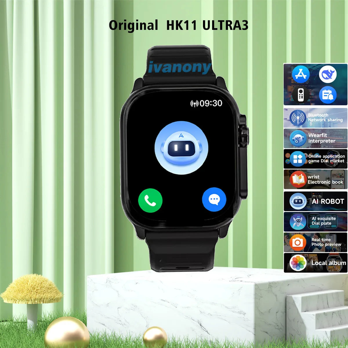 Smart Watch HK11 Ultra3 2.02 inch