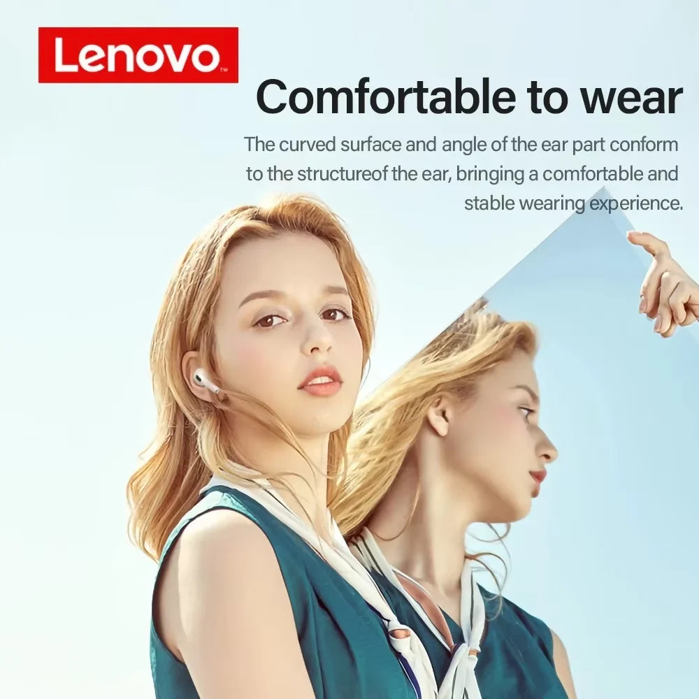 Lenovo LP40 Earbuds – Smooth Touch & Clear Audio