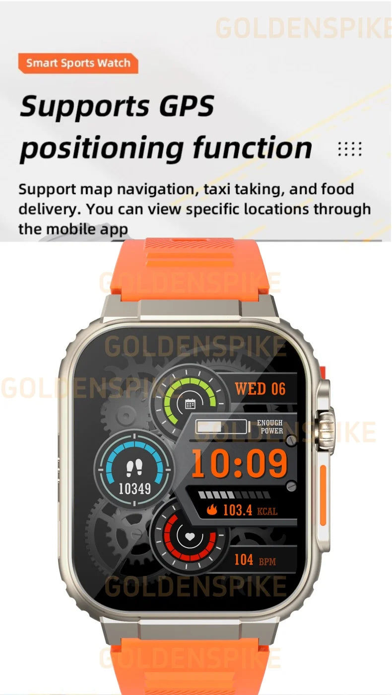 Smartwatch S9 Ultra 4G LTE Android9.0 Watch 2.2 inch build in camera - GPS WIFI SIM