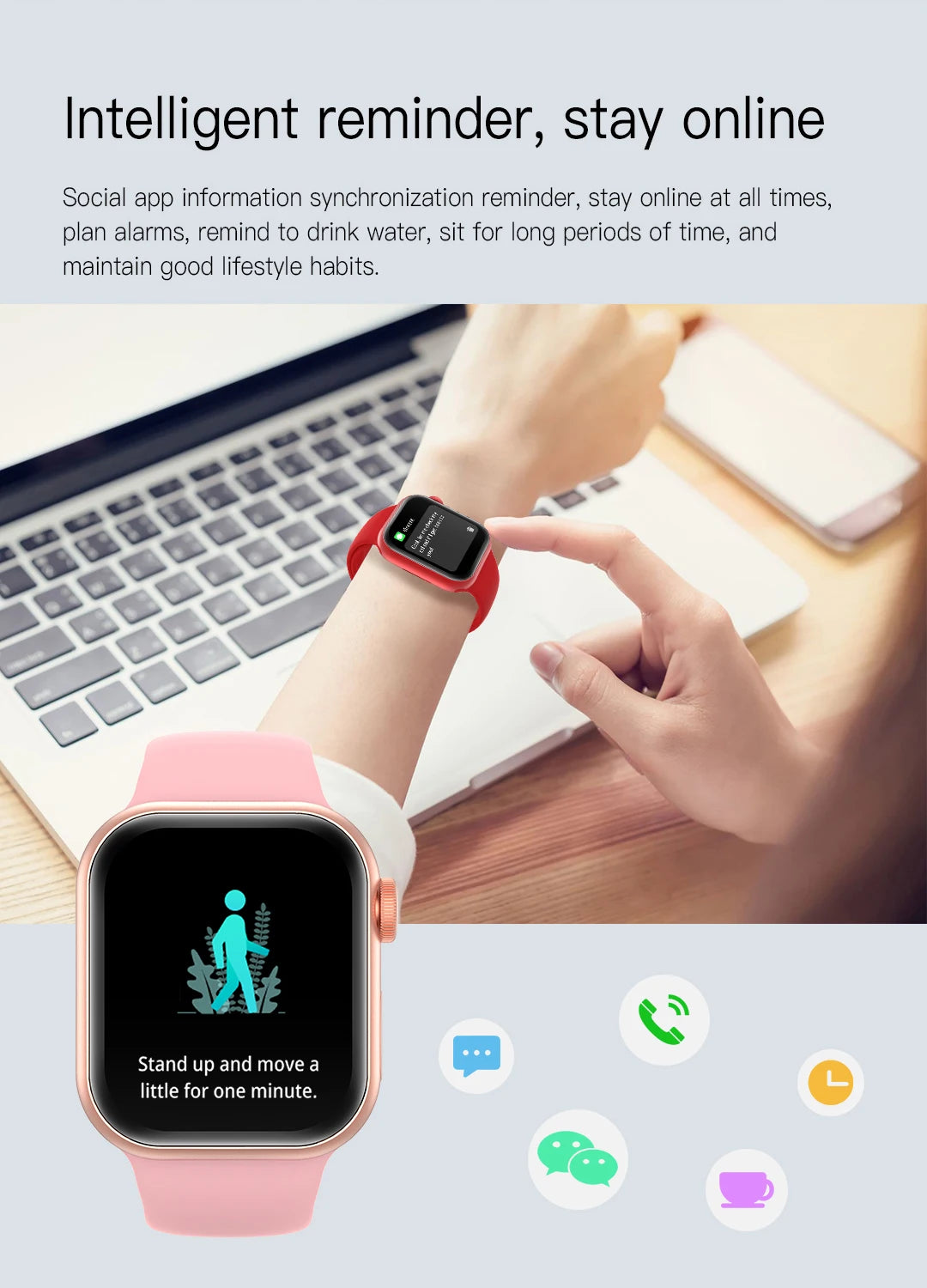 Smart Watch for Women Calorie Counting Sport Watch