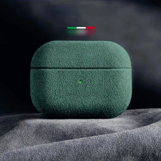 Luxury Suede AirPods Case – Elegant & Protective Design