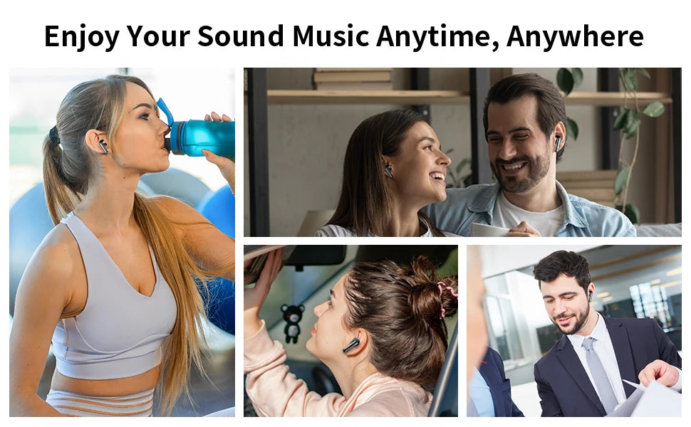 Wireless Bluetooth 5.3 Earbuds – ENC Calls & 36H Battery
