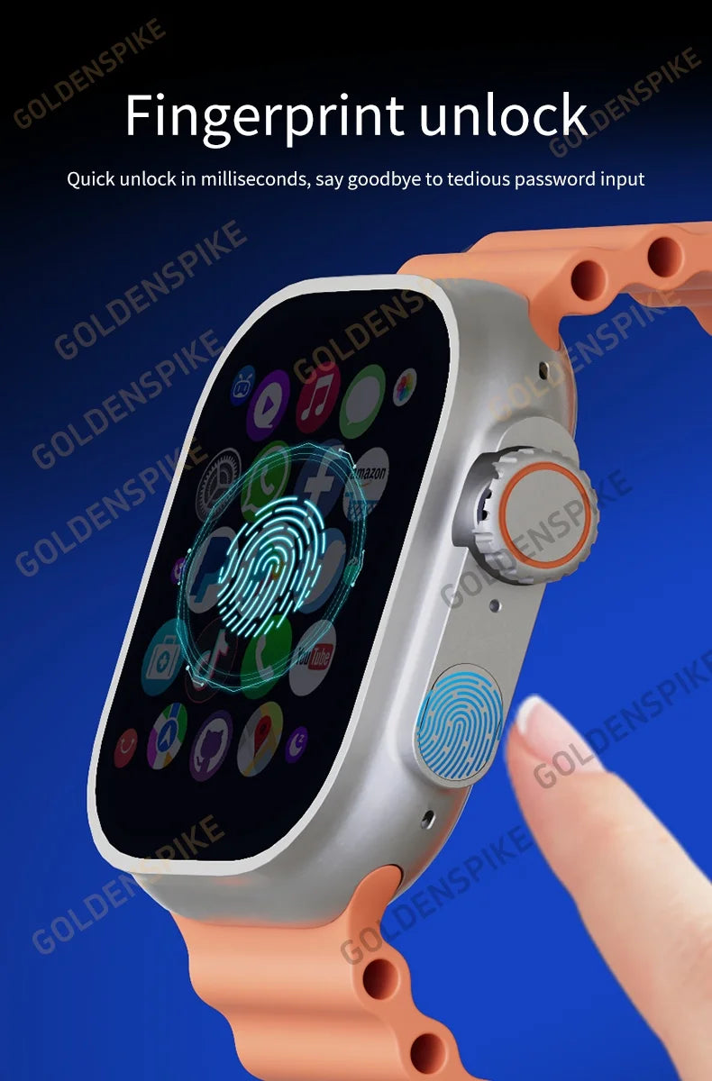DW100 Pro Ultra 3 Touch ID 4g/5g Smartwatch With 128GB Storage Rom Free  WIFI GPS